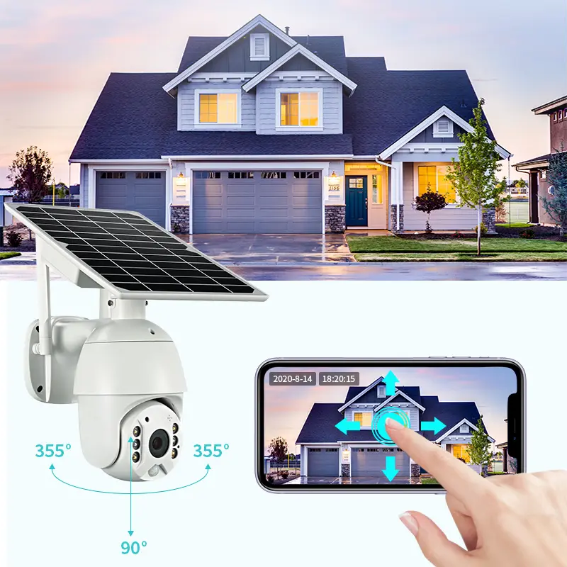 Sim Card Solar Camera for Supermarket Eries 7