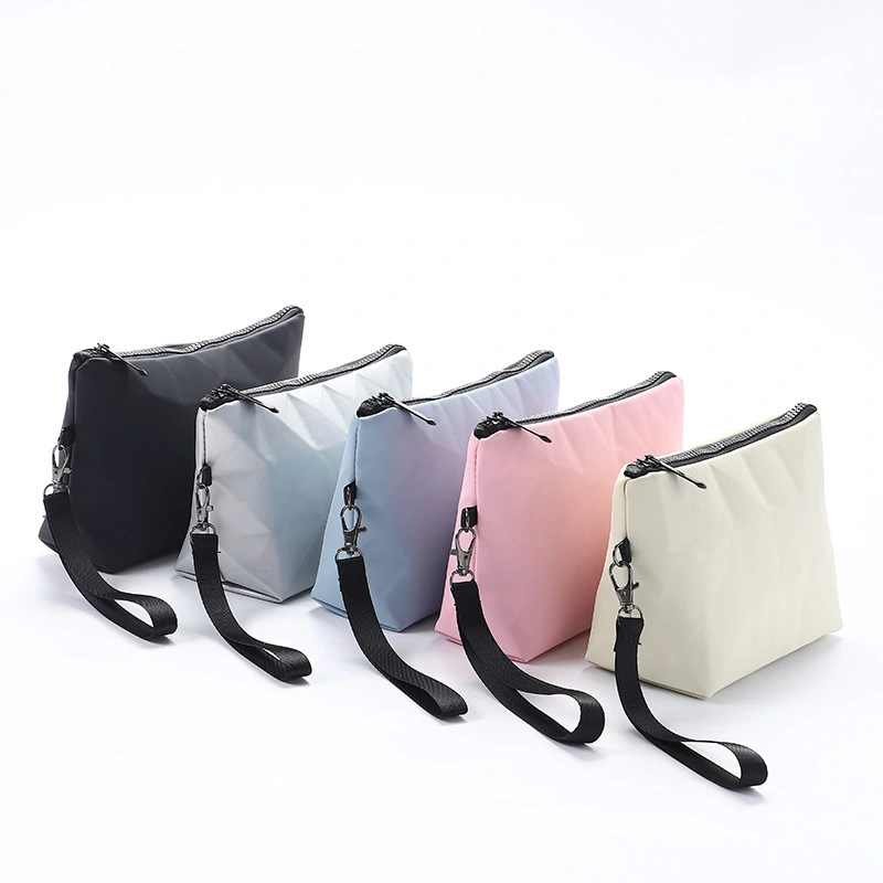 New travel earphone USB cable handbag women fashion skincare lipstick bag simple trend portable phone bag 1
