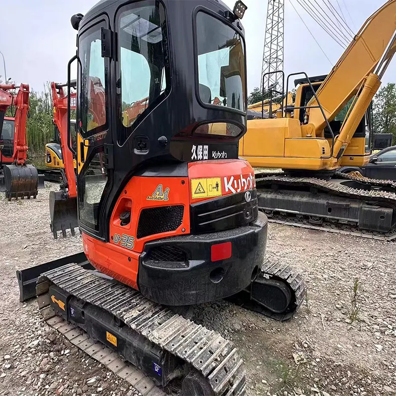 Used Mini Excavator Personalized for Engineering Construction0.35m³ 3