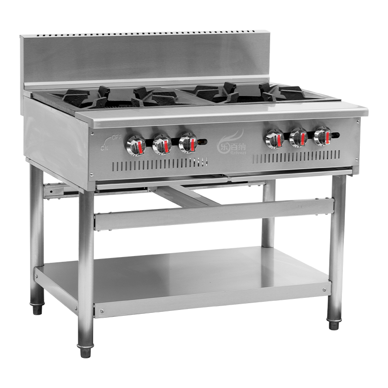 2 Burner Gas Stock Pot Range with Shelf-180,000BTU (GSPR-23) 1