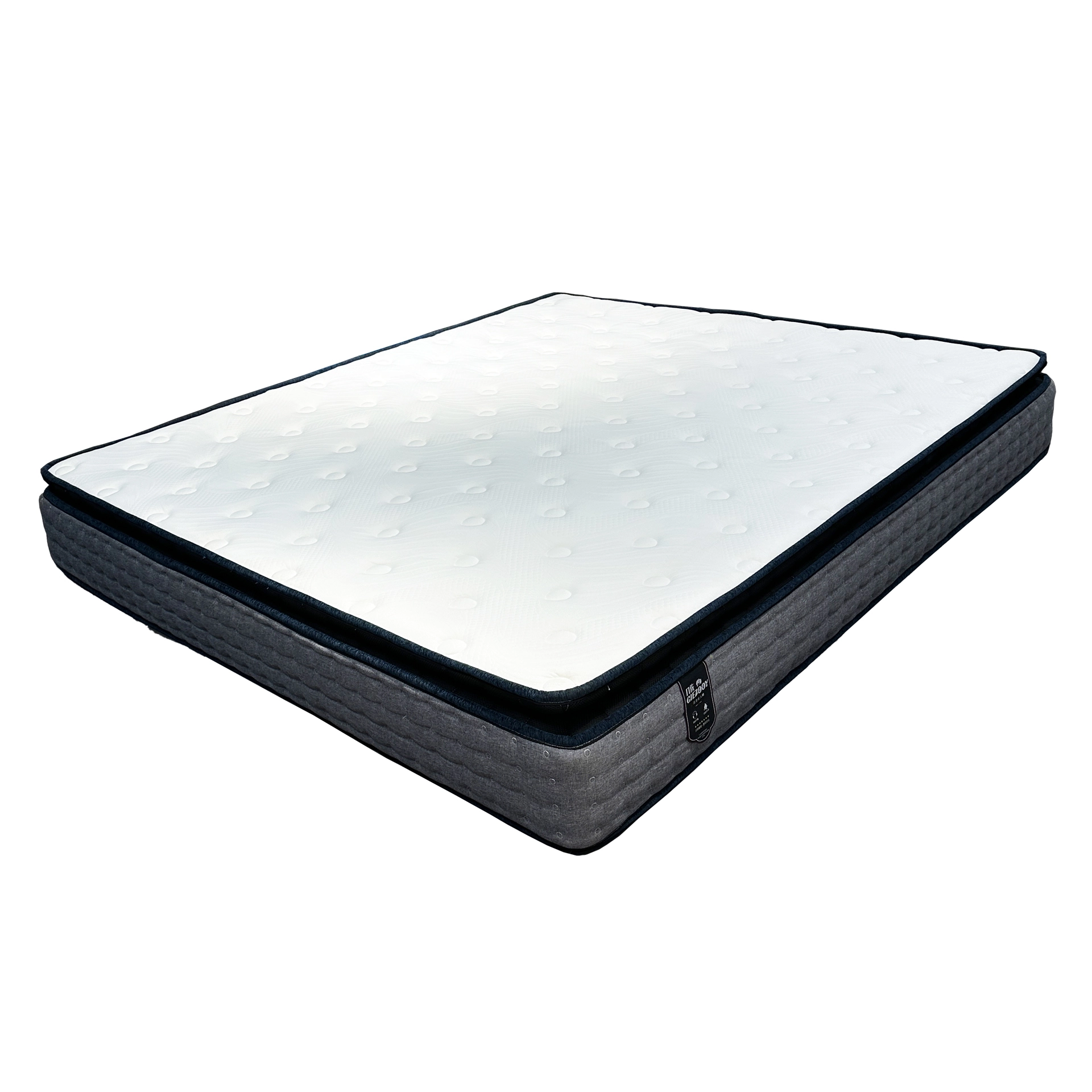 Materasso a molle insacchettate arrotolabile in lattice naturale in schiuma di gel per hotel Star di alta qualità in una scatola dal design di lusso 1