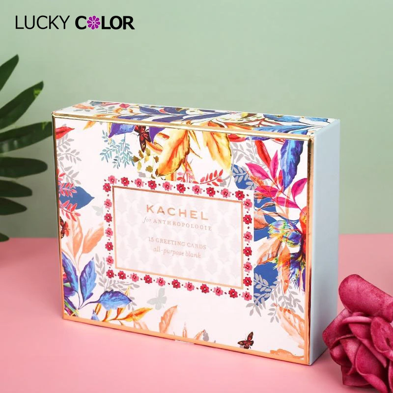 Customized Empty Drawer Cosmetic Packaging Cardboard Box 1