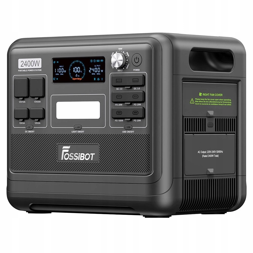 Portable Power Station Fossibot F2400 2400W 2048Wh 1