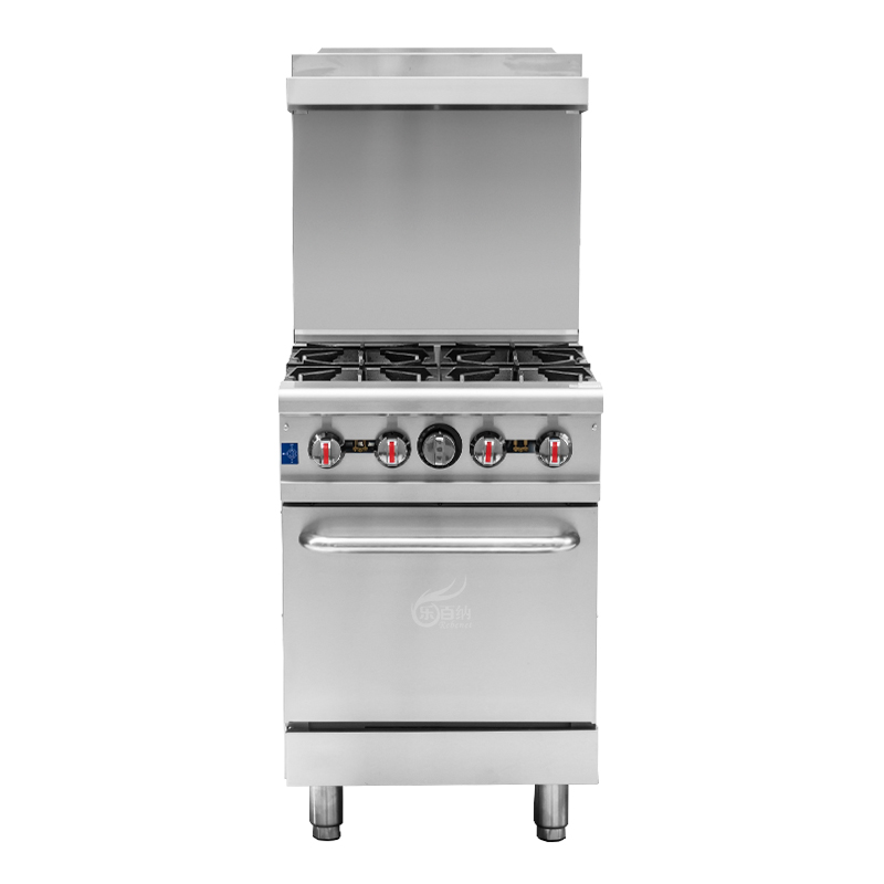 Cuisinière à gaz de style commercial à 4 brûleurs avec four pour restaurant - 151 000 BTU (RGR24) 8