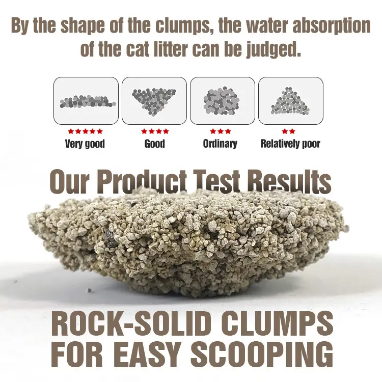 Bentonite Clay Clumping Cat Litter Unscented Easy Scooping XB-W1-1 4