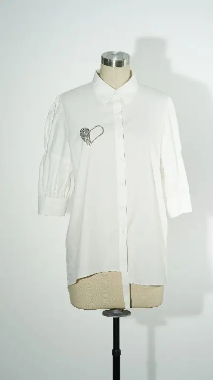 Beige Blouse Womens Made in China for Home 3