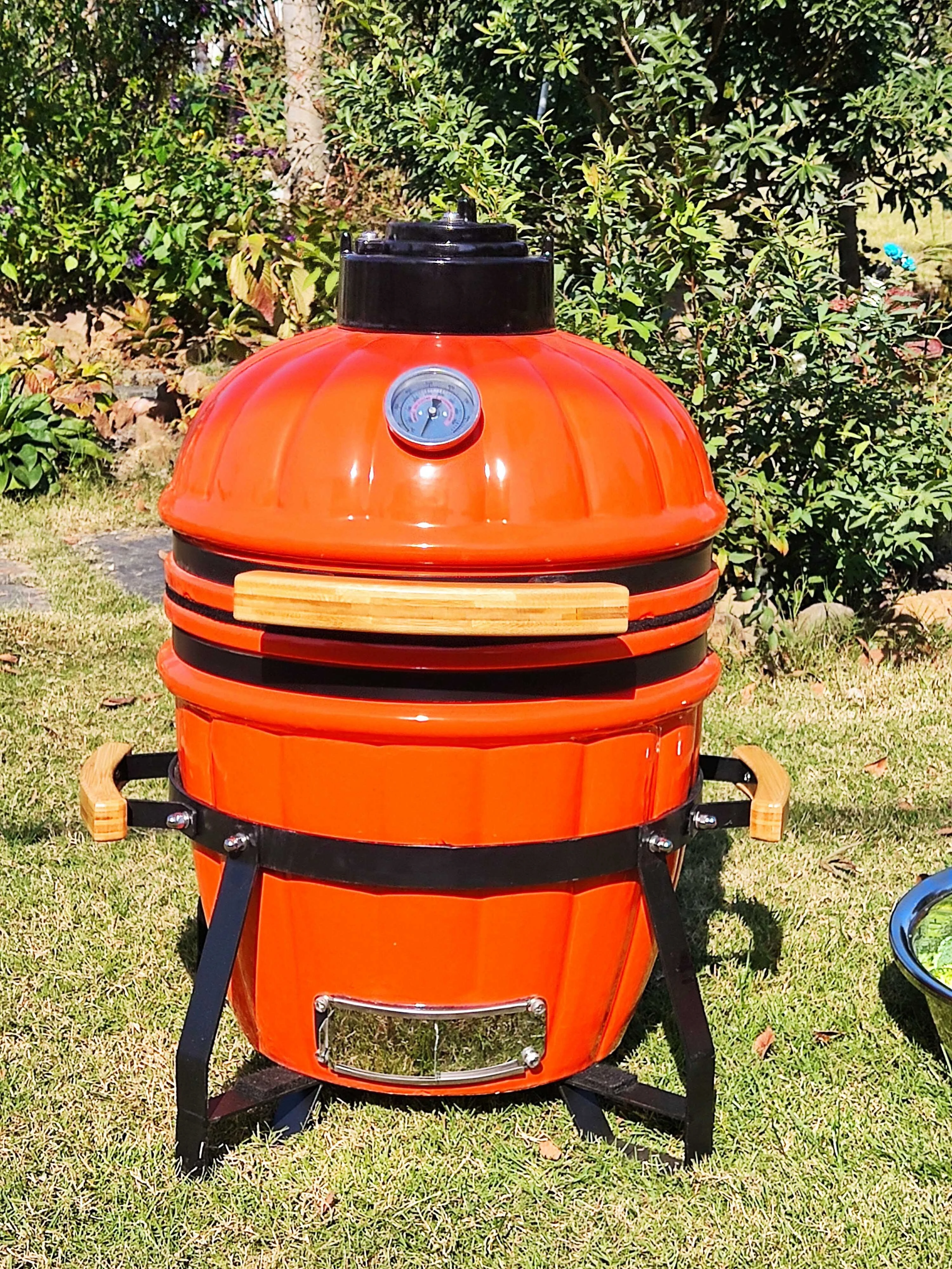 MCD Kamado ceramic chalcoal grill cover for classic 15inch freestanding grills 1
