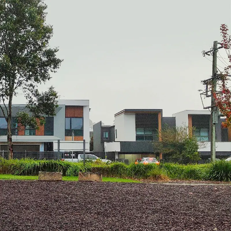 Prefab Townhouses PU Sandwich Decorated Panel - - DEEPBLUE SMARTHOUSE 4
