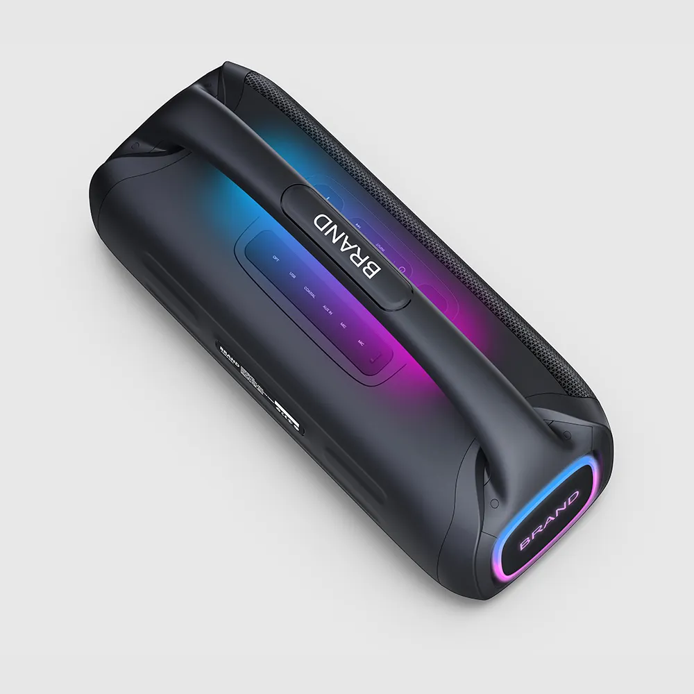 For Bar Best Boombox Speaker Black Shell with Color Light by Binko 5