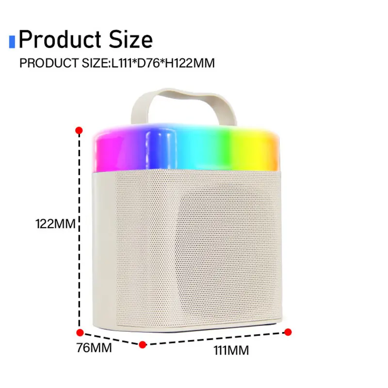 Miniature Bluetooth Speaker Factory for KtvCarton Box 4