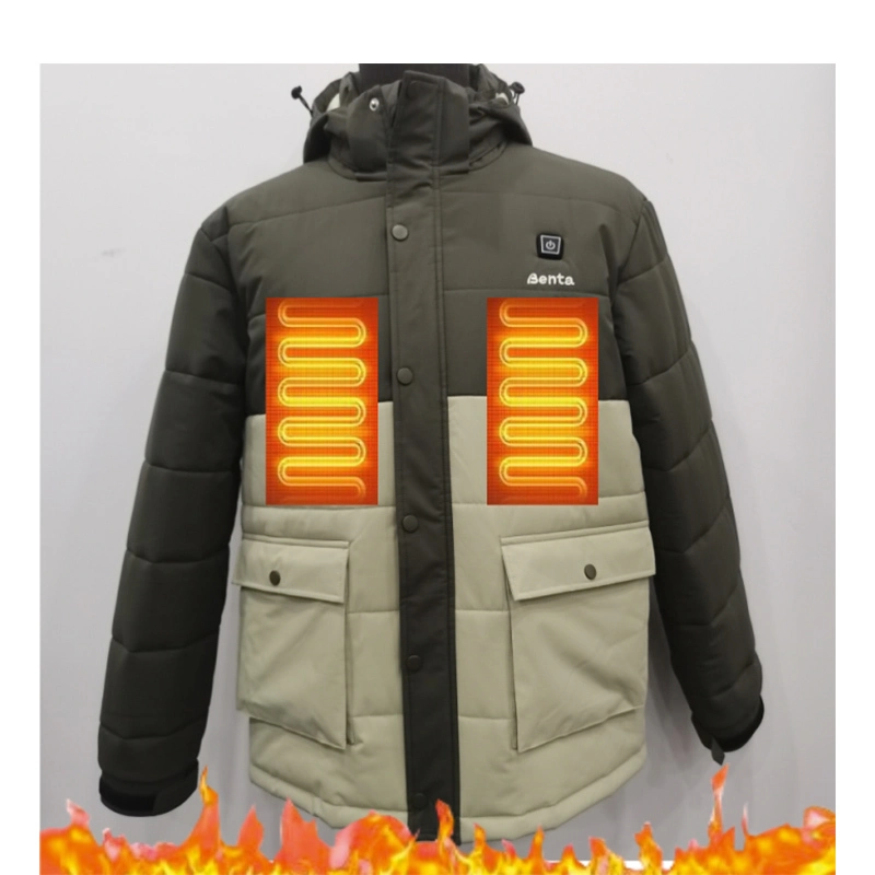 unisex auto heated clothes padded coat warm jacket thermal down jacket outdoor dress 1