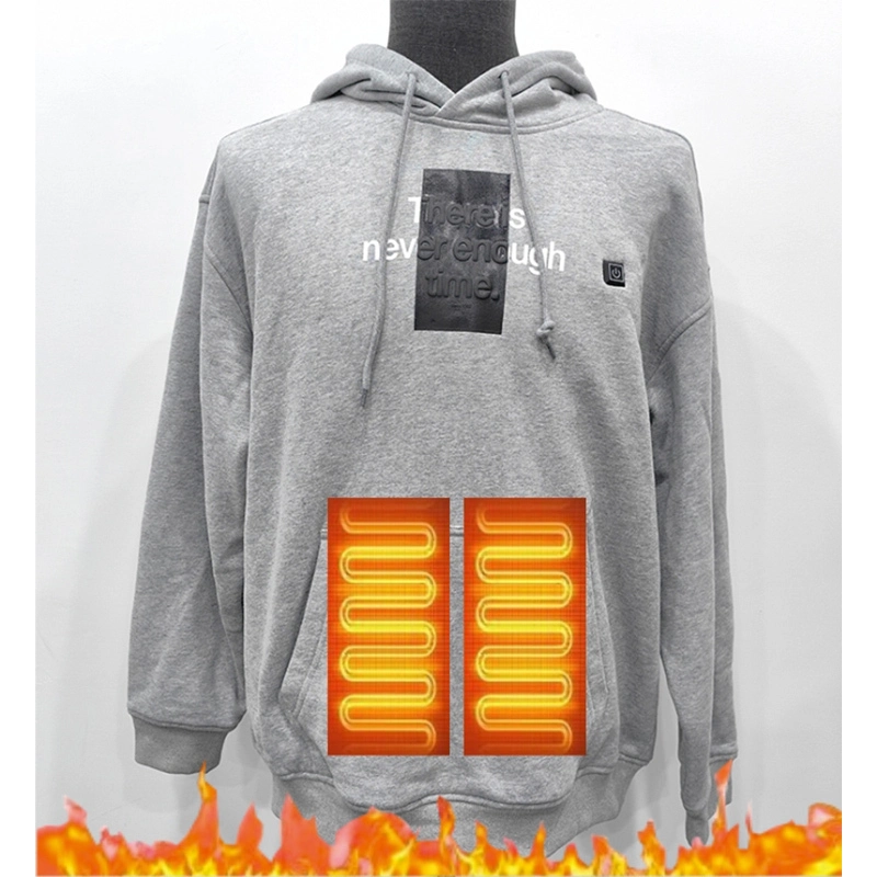 Sudadera con capucha unisex con estampado térmico para hombres y mujeres 1