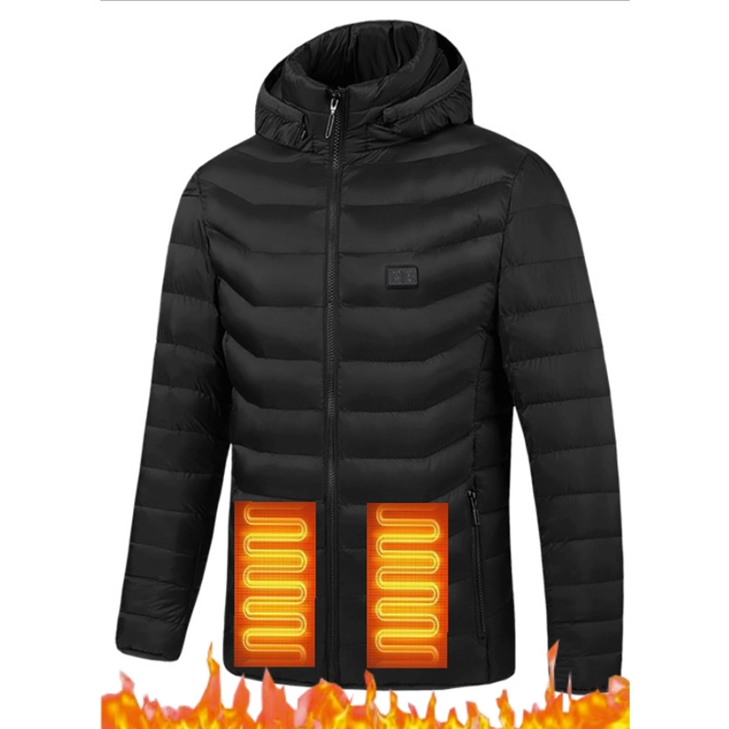 thermal clothes auto warm dress unisex outdoor jacket padded heating down jacket 1