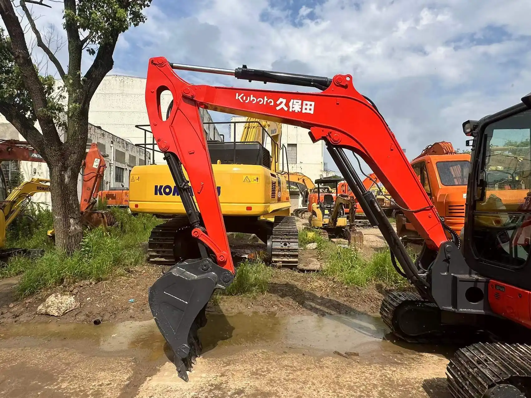Second Hand Mini Excavators Factory Direct Supply for Mining Productionkubota 6