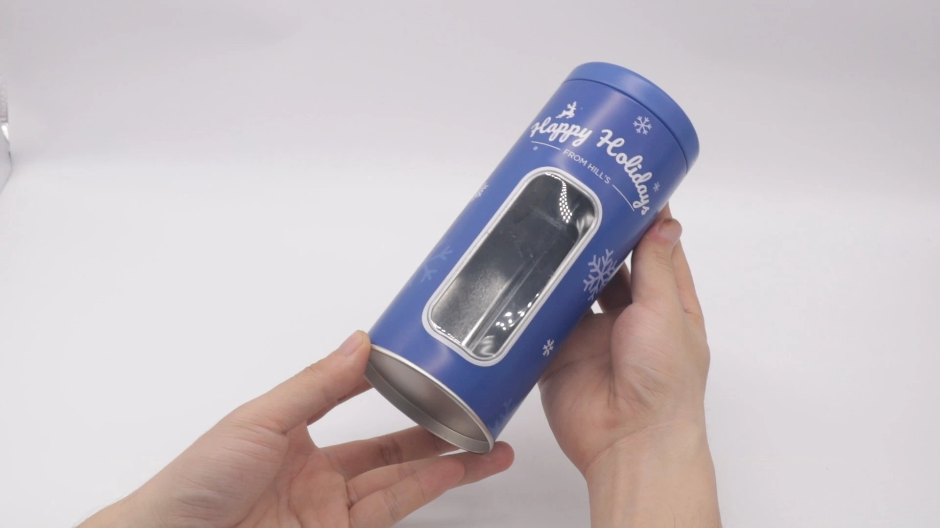 75*179 food packaging tin with window 1
