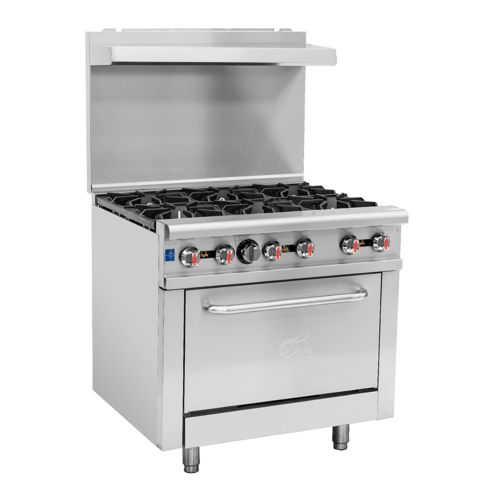 COACHER COMERCIAL DE 6 CASA DE LA STOVE GAS CON TORNO DE GAS PARA RESTAURANTE (RGR36) 1