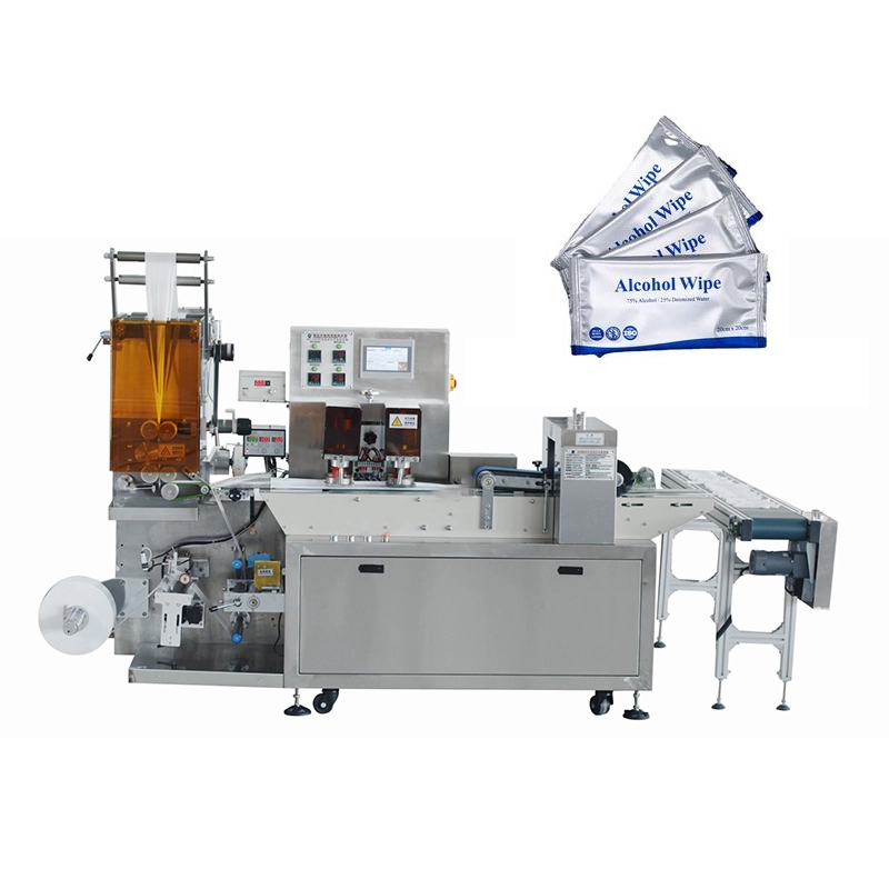 High Speed Automatic Wet Wipes Packing Machine Wet Tissue Napkin Packaging Machine Sanitary Wet Wipes Packing Machine 1