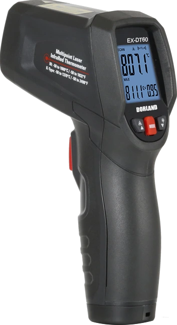 Intrinsically safe industrial grade two in one ring laser infrared thermometer 1