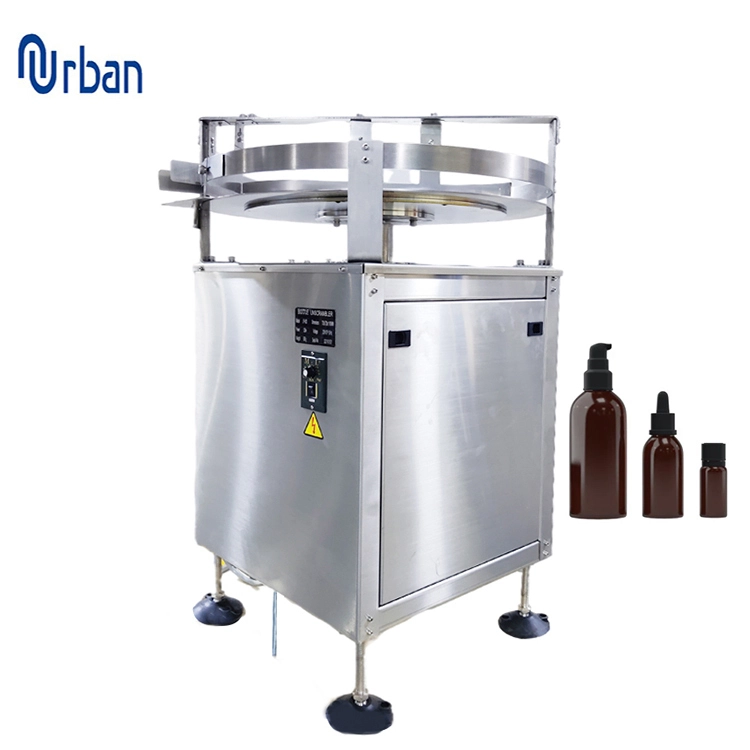 Máquina de alimentação automática de unscrambler para garrafas PET de vidro redondo e plástico 1