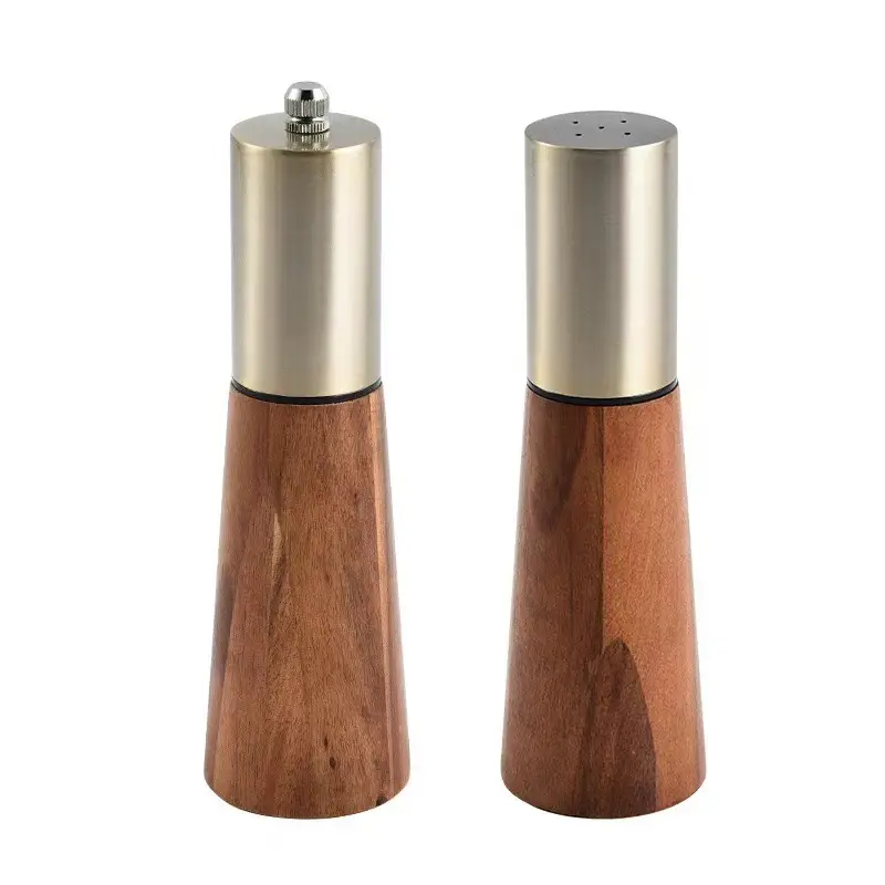 Manual Pepper Grinder Factory Price Wood+stainless Steel 2