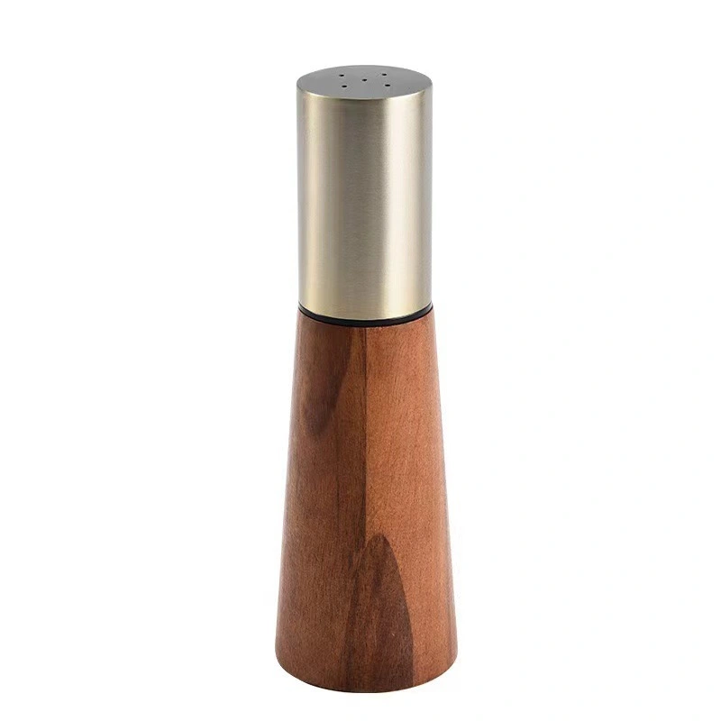 Manual Pepper Grinder Factory Price Wood+stainless Steel 4