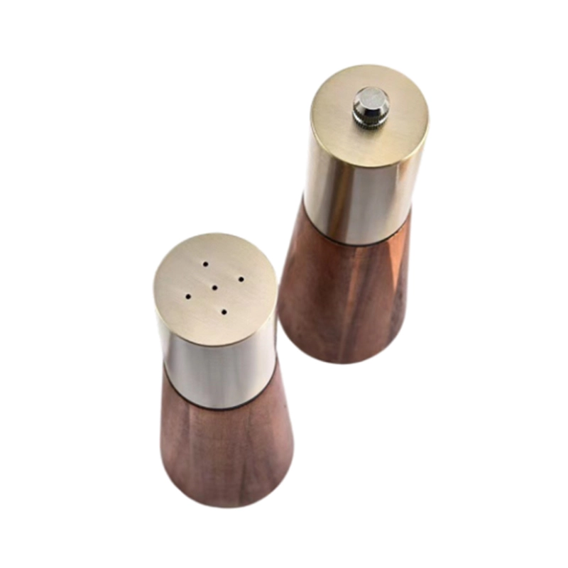 Manual Pepper Grinder Factory Price Wood+stainless Steel 6