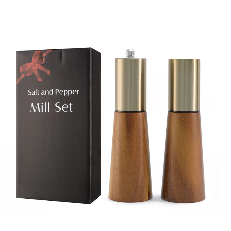 Manual Pepper Grinder Factory Price Wood+stainless Steel 8