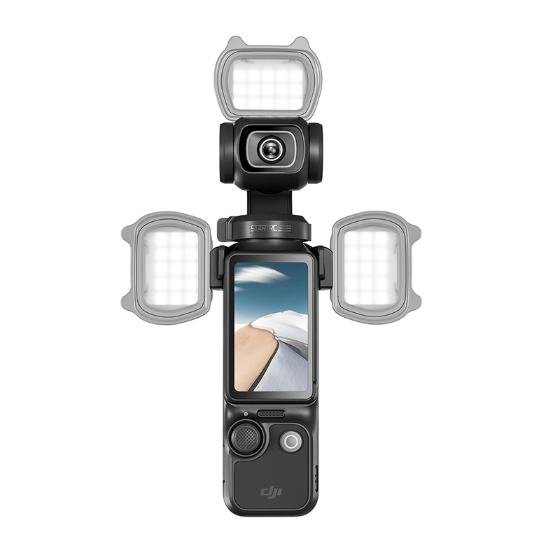 Luz de relleno magnética STARTRC con soporte para DJI Pocket 3 2