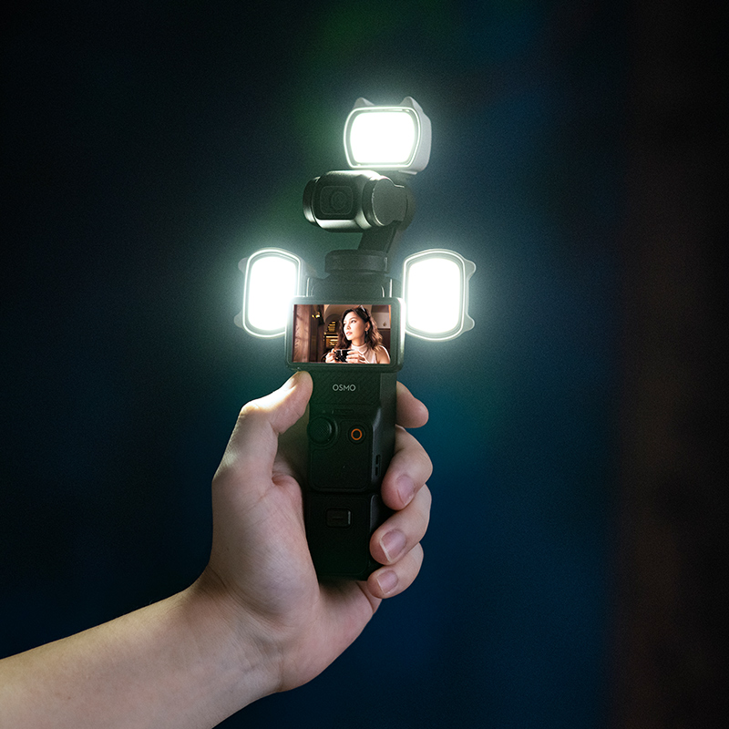 Luz de relleno magnética STARTRC con soporte para DJI Pocket 3 5