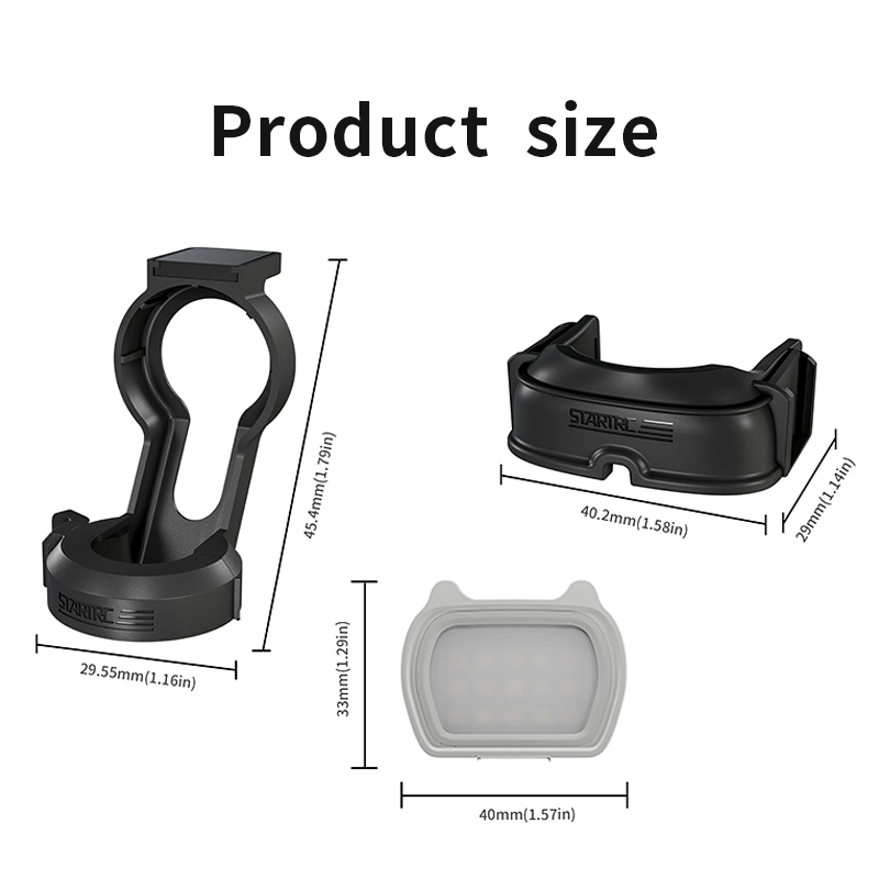 Luz de relleno magnética STARTRC con soporte para DJI Pocket 3 10