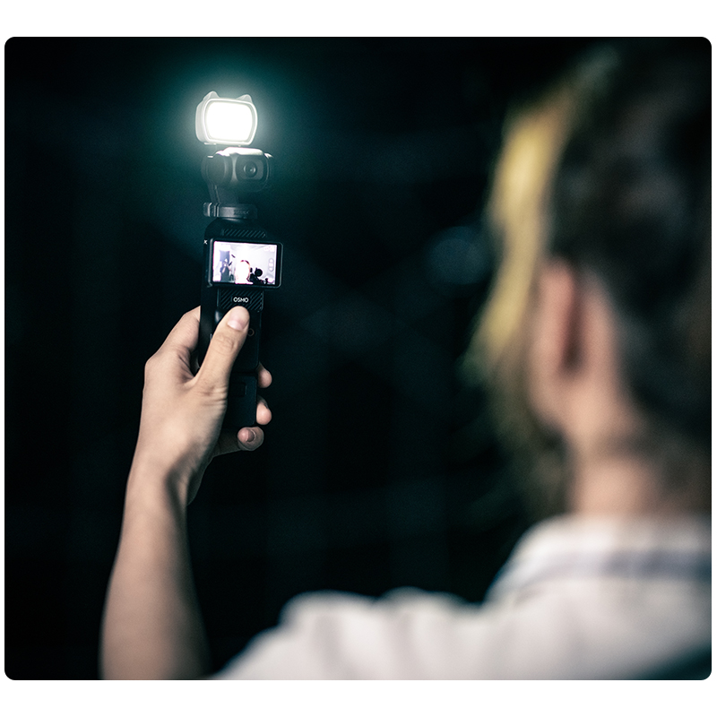 Luz de relleno magnética STARTRC con soporte para DJI Pocket 3 3
