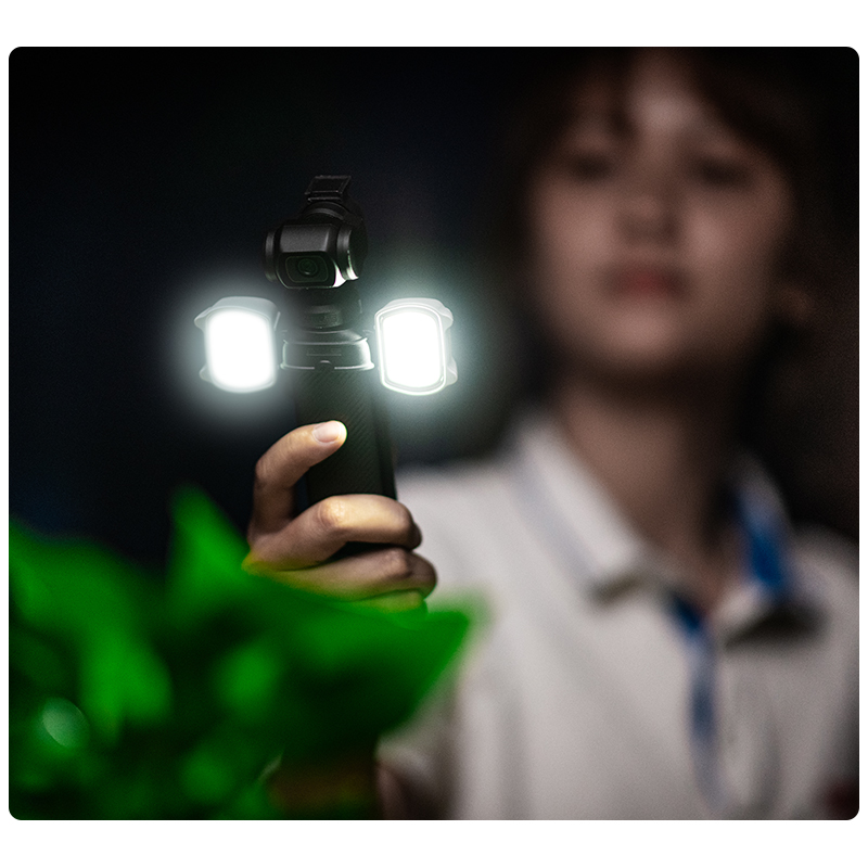 Luz de relleno magnética STARTRC con soporte para DJI Pocket 3 4