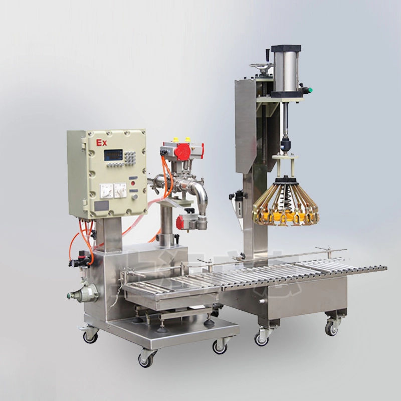 Automatic Liquid Pail Filling Machine for Coating Paint 1