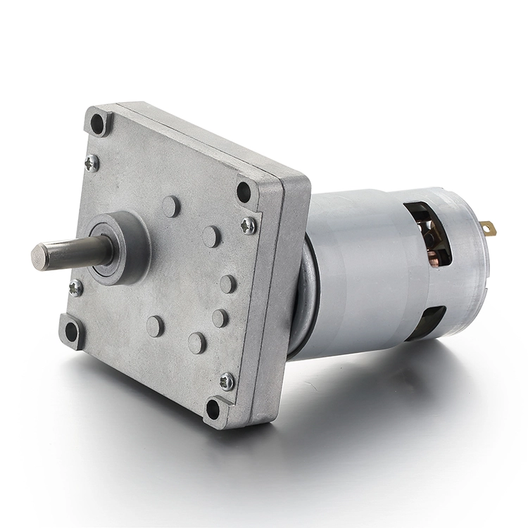 BG 545 12V 6W A small worm gear motor carrying a spur gearbox 1