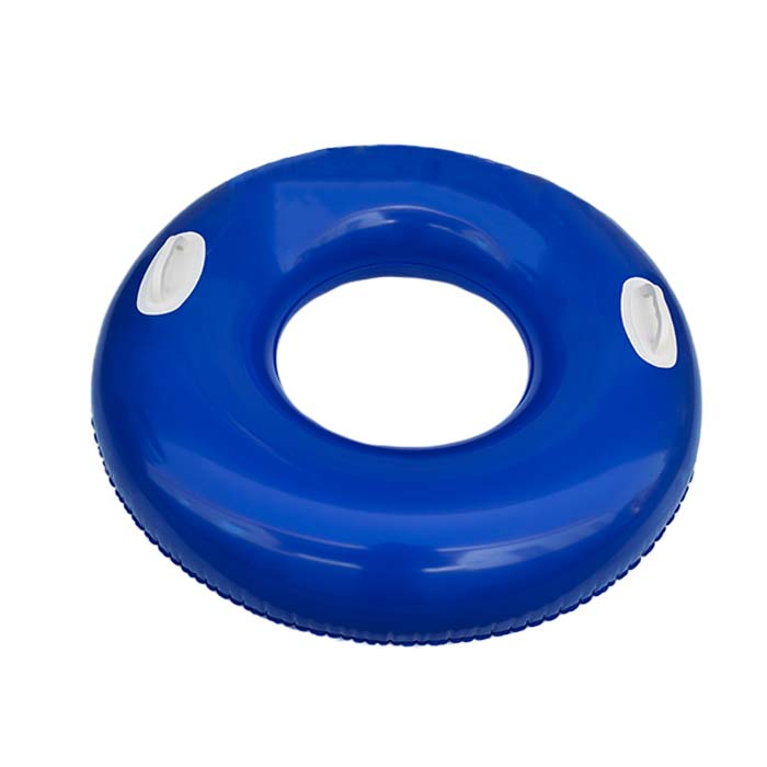 Anillo inflable de la nadada del PVC del anuncio del logotipo del OEM con la manija 1