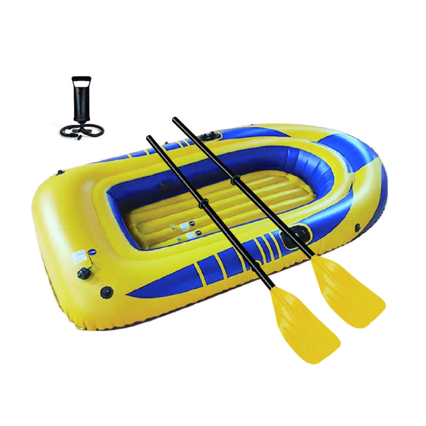 OEM Summer Inflatable Swim Boat with Paddle Pool Toys Outdoor River Lake Beach Sea PVC Raft 6