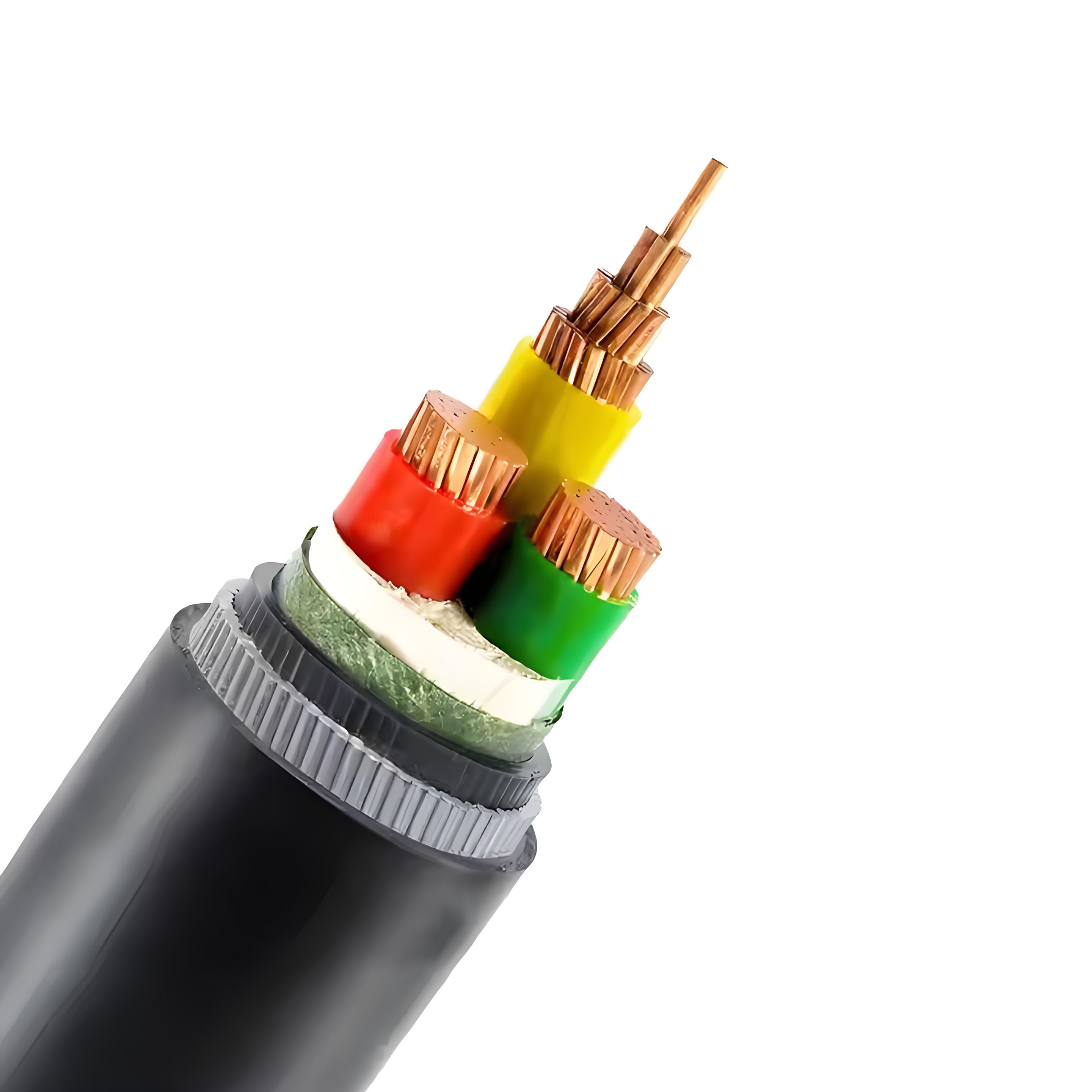 XLPE szigetelt páncélozott (SWA) tápkábel 0,6/1kV 8
