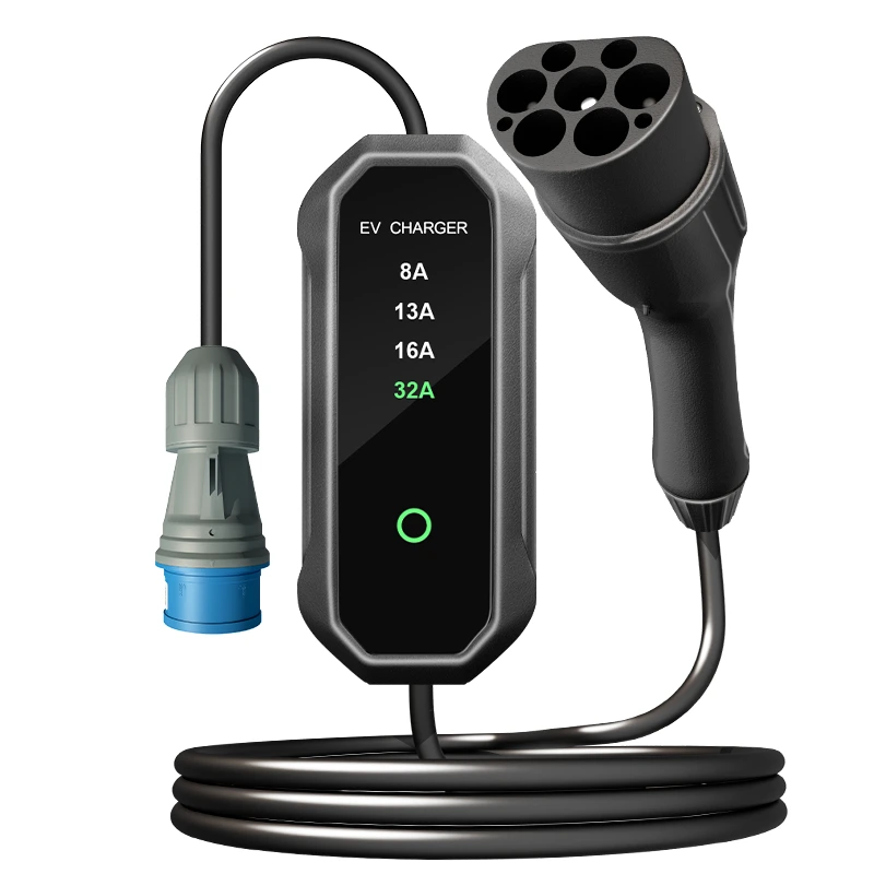 7 kW GBT tragbares AC-Ladegerät für Elektroautos 1