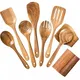 Custom Madewooden Utensils Kitchen 1pc/oppbag 1000sets 2