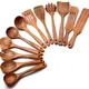 Custom Madewooden Utensils Kitchen 1pc/oppbag 1000sets 3