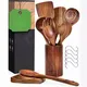 Custom Madewooden Utensils Kitchen 1pc/oppbag 1000sets 8