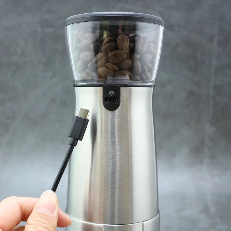 Customportable Coffee Grinder Acceptable Customize Logo Such As Laser Logo Or Printing Logo Etc 1pc/inner Box 5