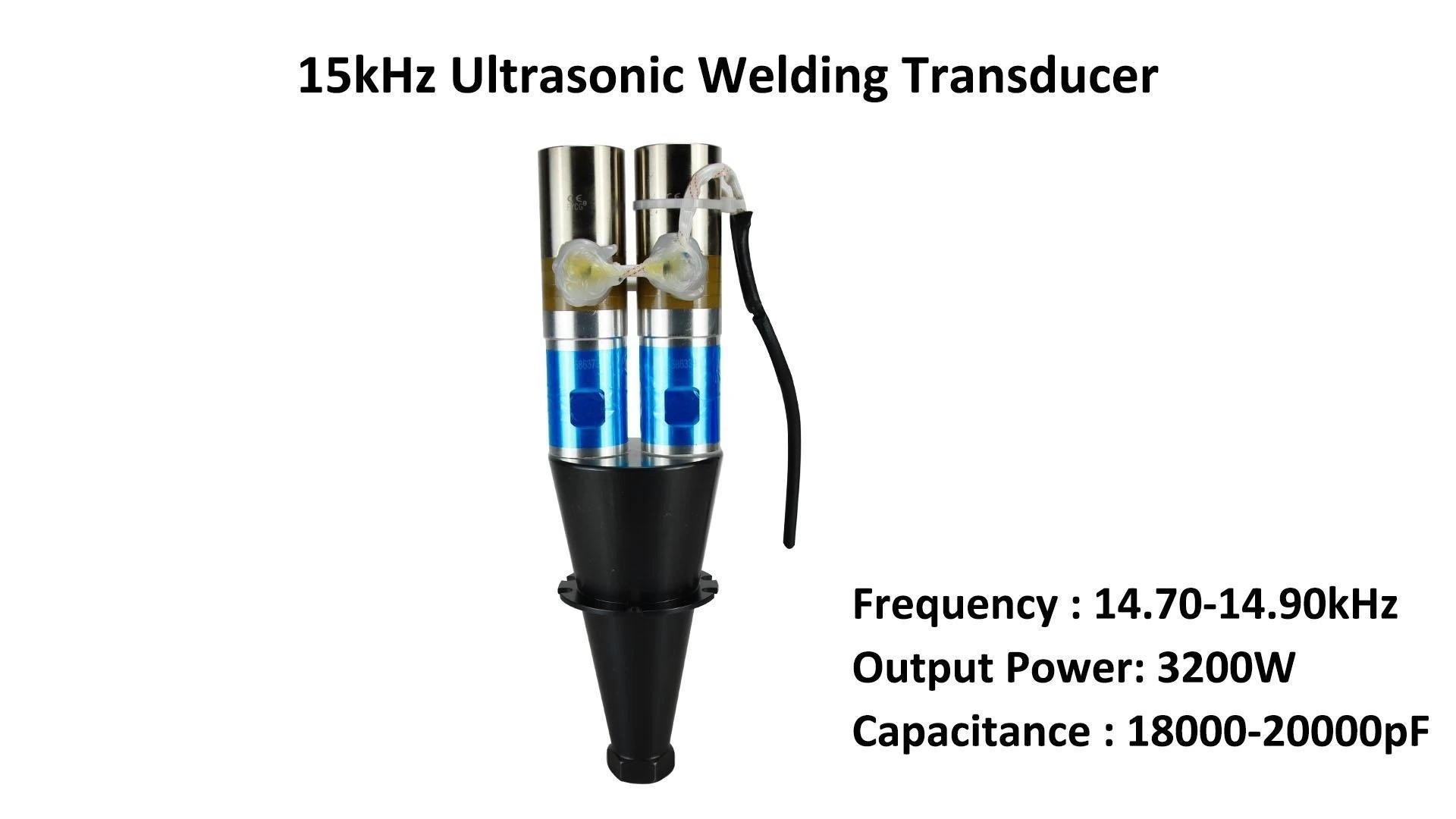 Ultrasonic Welding Transducer 15kHz 3200W 18-20nF 1