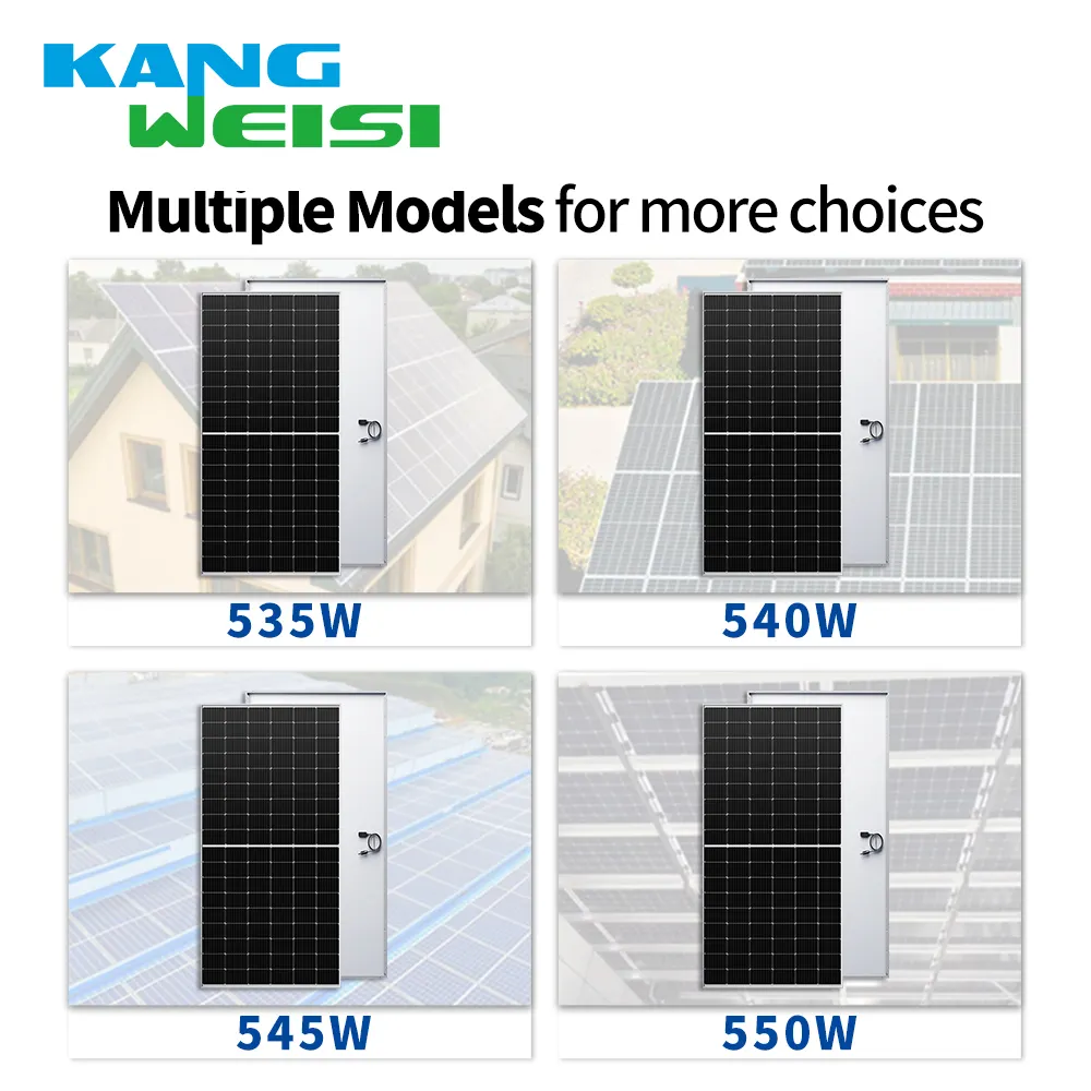 Monocrystalline Solar Panels for Sale Mono-Facial 182mm by Kangweisi 5