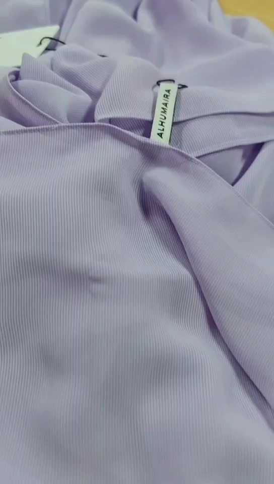 مخصص ماليزيا مخطط كريب الشيفون Tudung الشيفون الحجاب مسلم الشيفون وشاح الحجاب شال 1