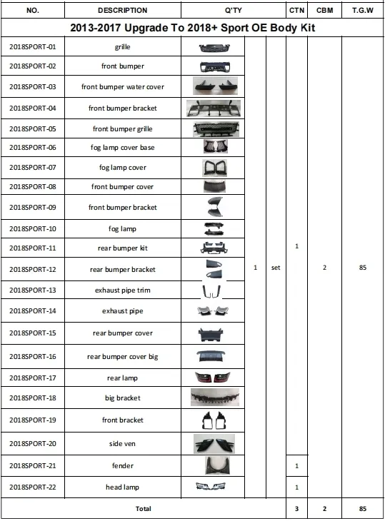 Carparts Com LRL494BKOE One Whole Setfactory Direct Supply 6