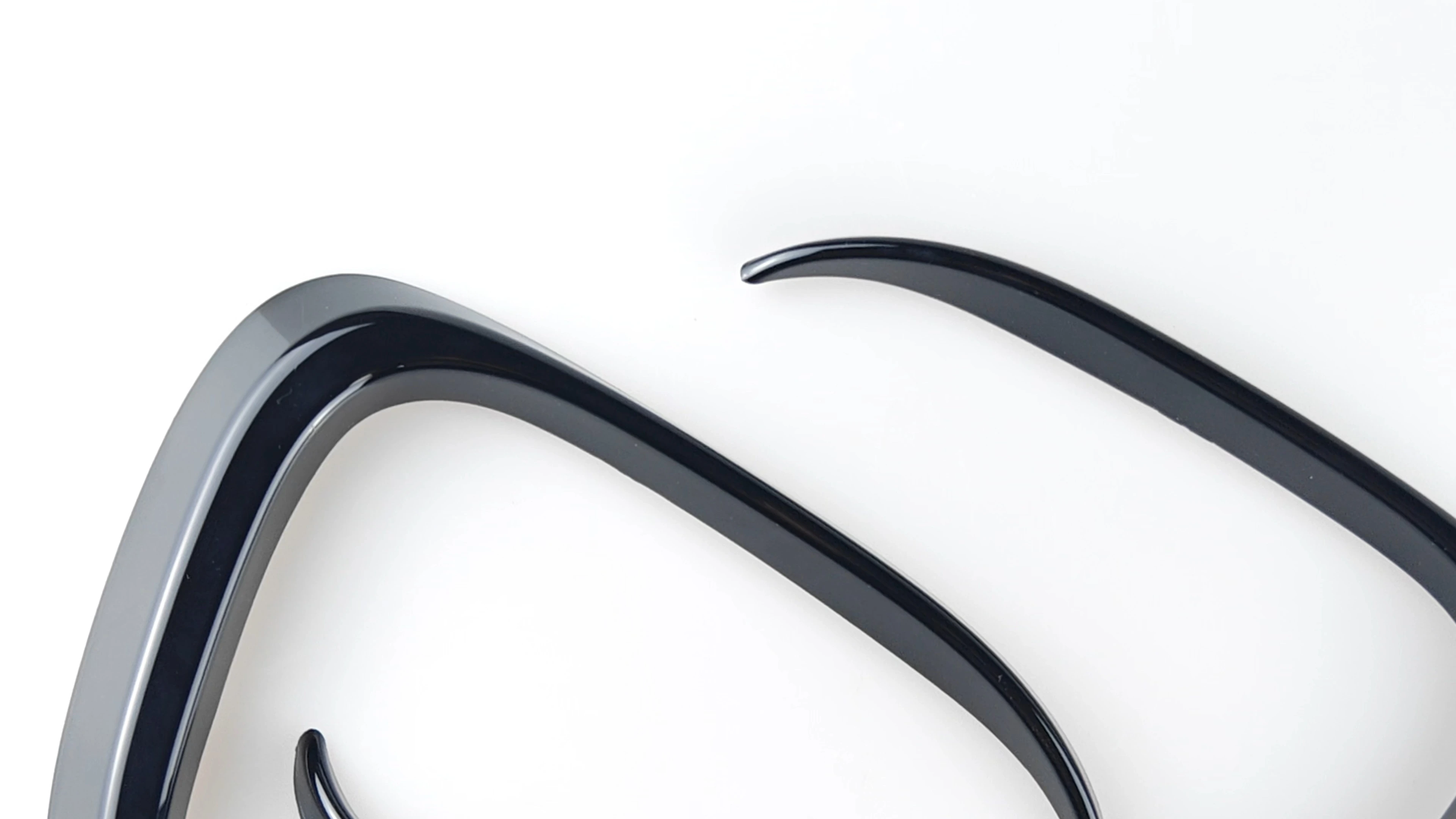 Canards de plástico ABS, cubierta tipo palo, extensión de parachoques delantero, piezas de decoración, 2014-2021, para Mini Cooper JCW F55 F56 F57 1