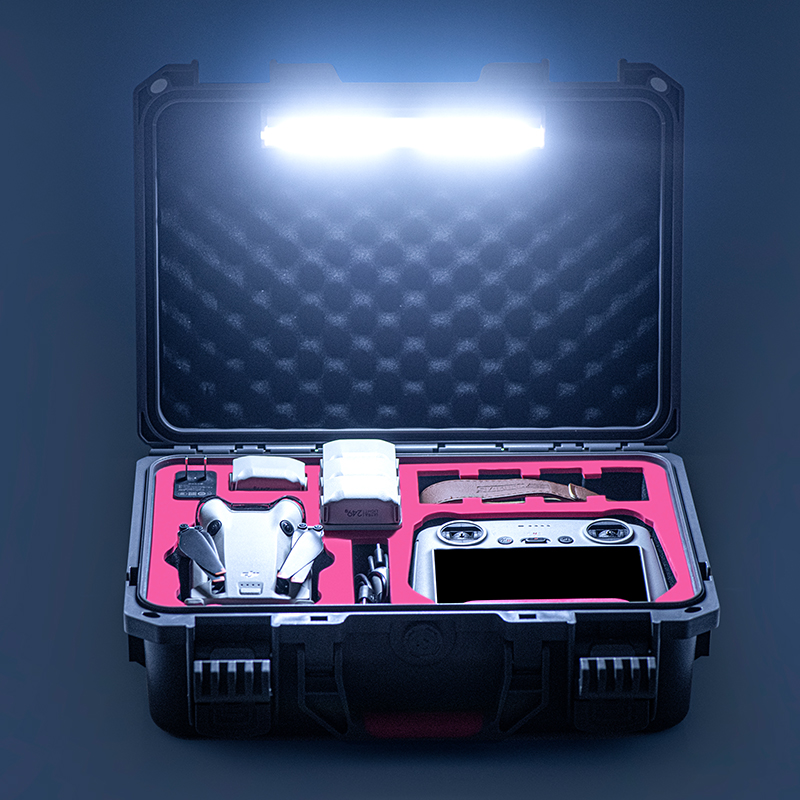 STARTRC Estuche para Drones con Luz LED para DJI Mini 4 Pro/ Mini 3 Pro/ Mini 3 3