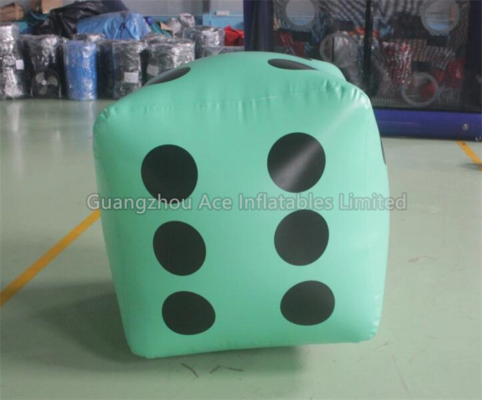 Globo inflable modelo de dados inflables de PVC hermético gigante para publicidad 1