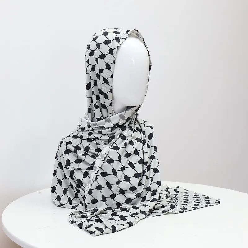 Lightweight Square Chiffon Hijab for Sale 4